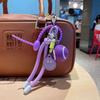 Smile Tennis Keychain For Backpack Decoration And Female Gift With Practical Nylon Rope Bags Pendant Bag Accesories
