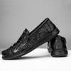 Herren-Loafer mit Krokodilmuster Herrenmode Schuhe Neu Frühling Bequeme Herren-Flats Bequeme Mokassins Klassische Leder Herren Freizeitschuhe