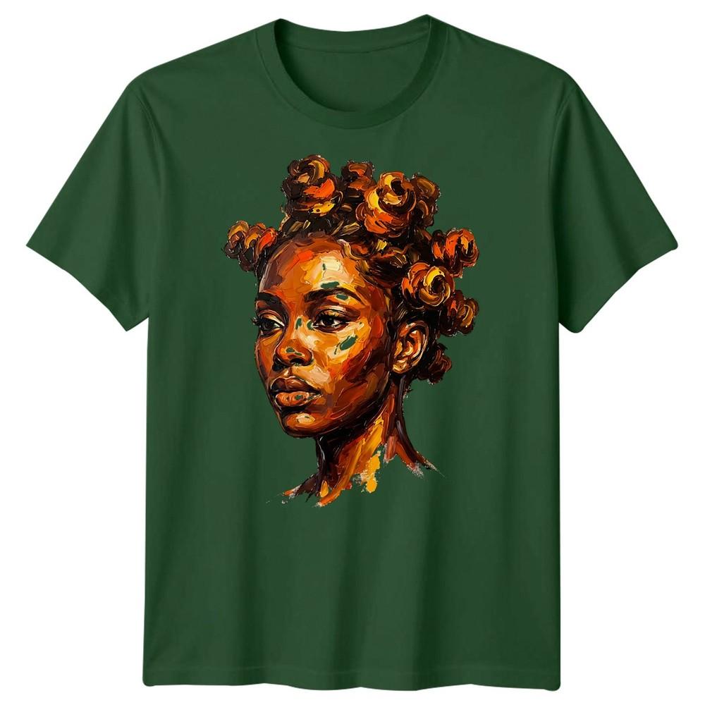 Unisexs Black Art Graphic T Shirt Classic Fit Crewneck Cotton Graphic Tee