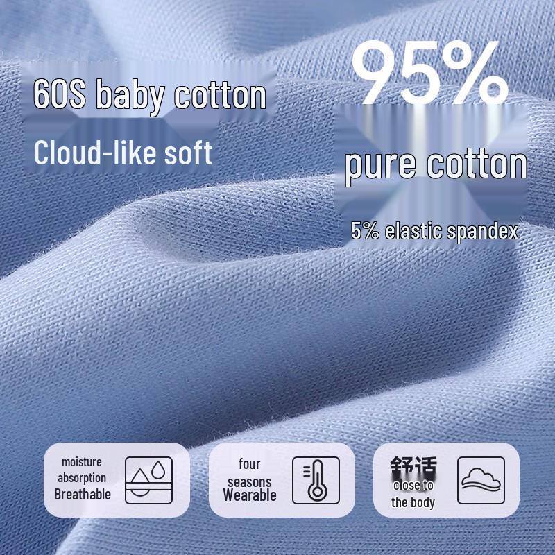 Langsha Teen Boys' Cotton Antibacterial Boxer Briefs