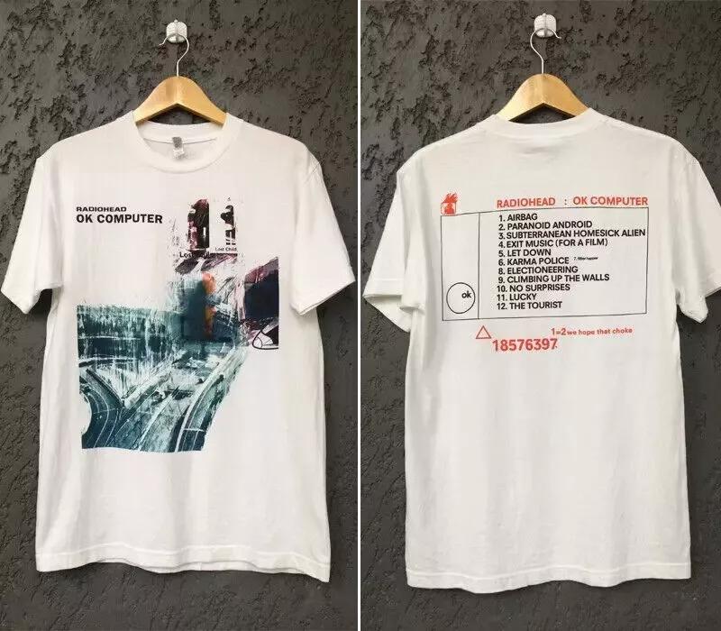 Radiohead Ok Computer Vintage Album T-Shirt 2025 Men's Women's T-Shirt Summer Vintage Fashion Streetwear Harajuku Top