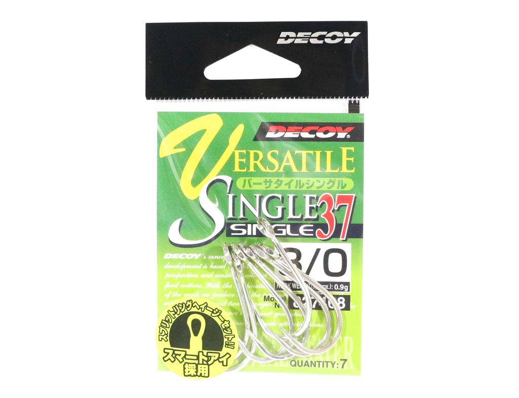 Decoy Single 37 Versatile Lure Hook Size 3/0 (7468)