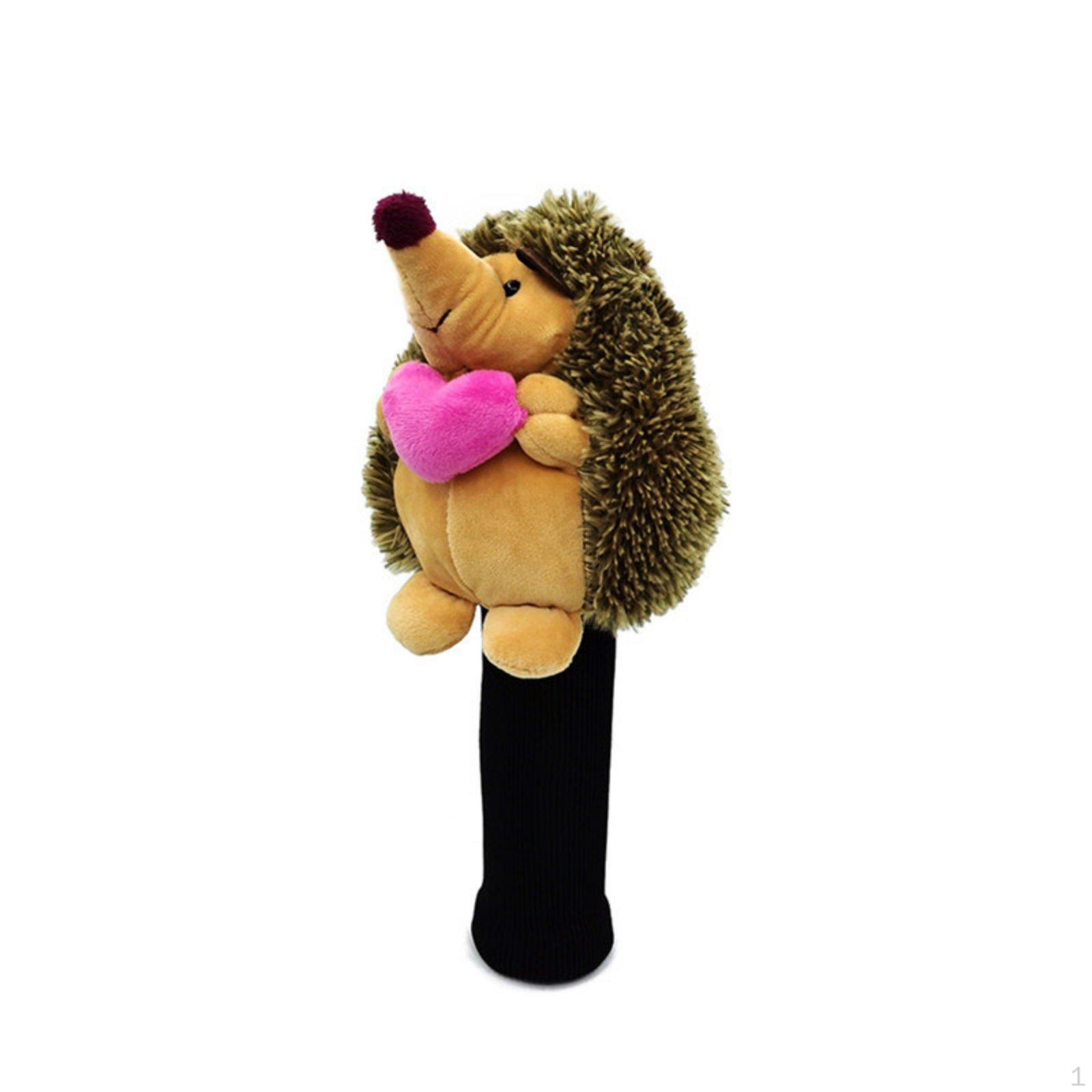 Hedgehog Golf Headcover Scratch Protection Soft Cover and Comfortable Wildlife Heart Fairway Wood