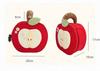 New Cute Red Apple Cosmetic Bag Creative Appearance Large Capacity Handheld Storage Pouch Stationery Organizer Gift Makeup Bags