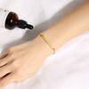 Vnox Free Engraving Thin ID Tag Bracelets for Women Stainless Steel Link Chain Wrist Pulsera 6.89 Inch To 8.66 Inch