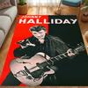 Rock Legend Johnny Halliday carpet Suitable for all seasons Home Decor Doormat Office chair cushion Protective pad
