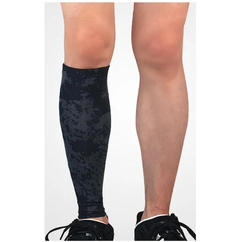 

1 шт. Спортивные компрессионные наколенники для голени, футбольные защитные перчатки для бега, камуфляжные щитки для голени, утеплители, носки для футбола L
