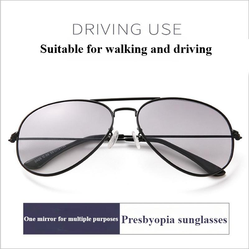 Photochrome Multifokale Lesebrille Für Herren Und Damen Doppelzweck-Hochdefinitionsbrille Für Nah- Und Fernsicht