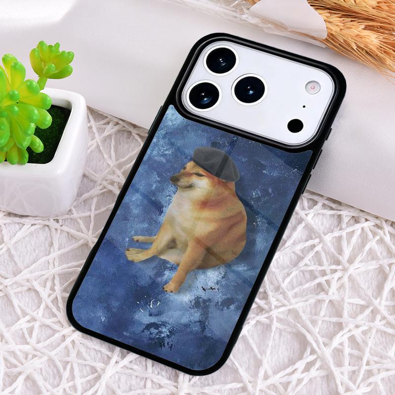 Cheems Doge Phone Case for iPhone 17 Air 16 15 11 12 14 13 Pro Max Shockproof Cover iPhone 14 Plus