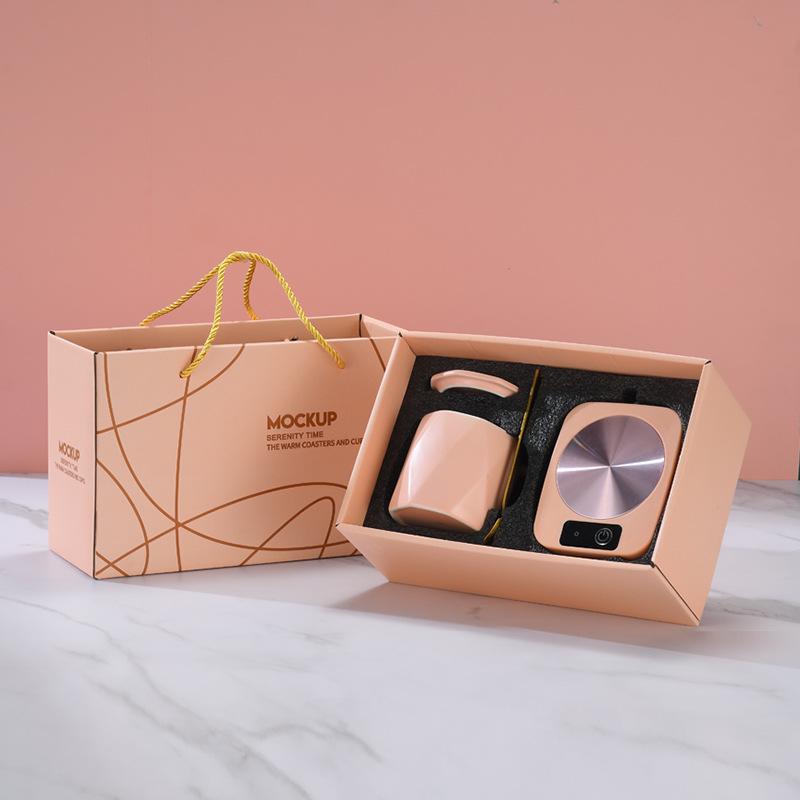 Multifunctional 55°C Constant Temperature Cup Warmer Pad for Home and Dorm Use.