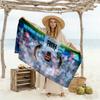 Football Player Jersey Beach Towel Super Soft Microfiber Quickdry Fabric Comfortable Lightweight