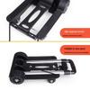 Foldable Grocery Cart with Sturdy Aluminum Pull Rod, Durable Wheels, Lightweight Hand Trolley for Cargo and Luggage