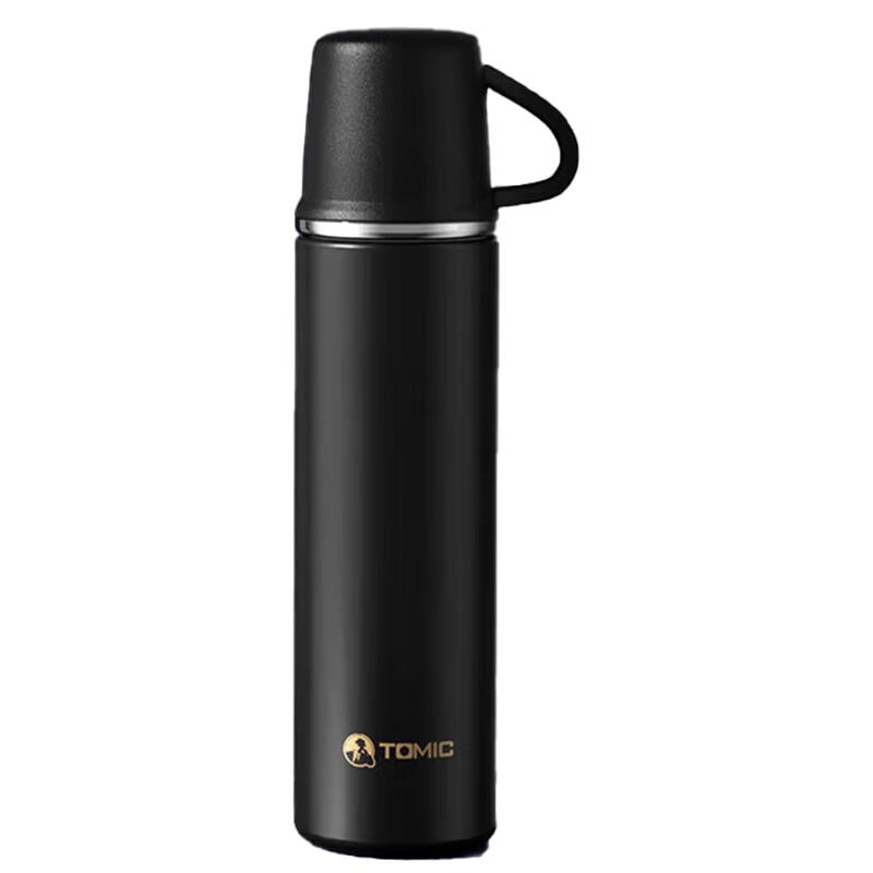 TOMIC Double-Layer Stainless Steel Insulated Tea Infuser Mug