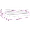 Corner Bed Frame Light Grey 90 X 190 Cm Velvet