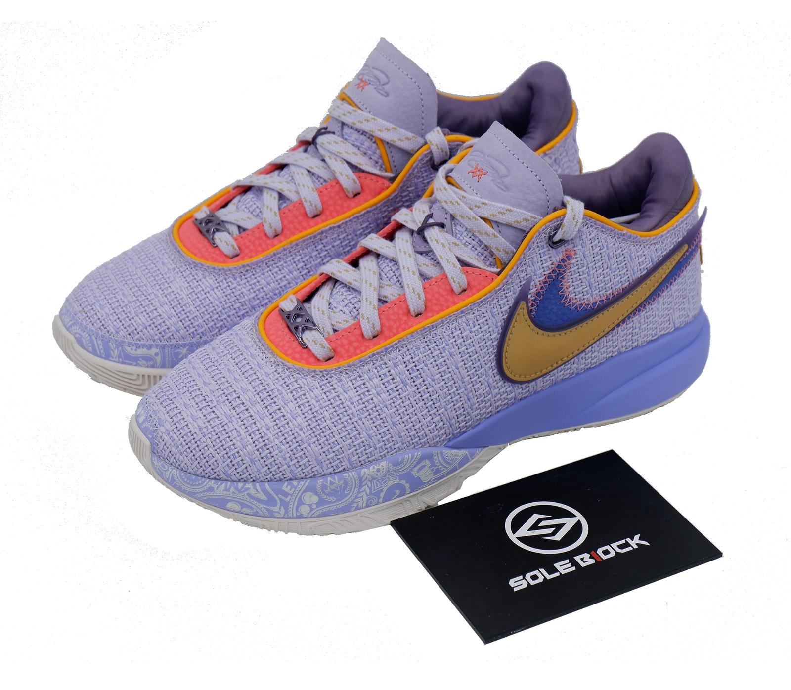 

Nike LeBron 20 EP Purple And Gold Men s DJ5422-500 42