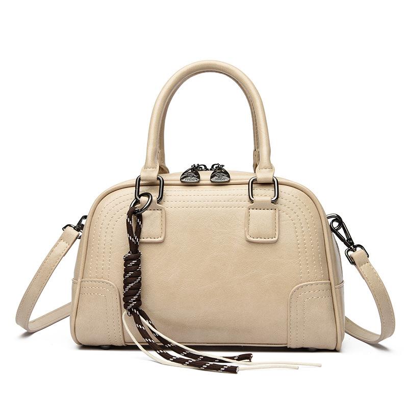 

Женская сумка большой вместимости, женская сумка через плечо, новая модная сумка из мягкой кожи хаки