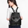 Fashi Women Backpack High Quality PU Leather Travel Backpacks for Girls School Bag Luxury Drawstring Waterproof Women's Bag