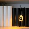 Cabin Core Lighting Ghost Bookshelf Light Decorative Library Lantern Vintage Fantasy Book Nook Lamp Magic Bedroom Reading Light for Bookworms