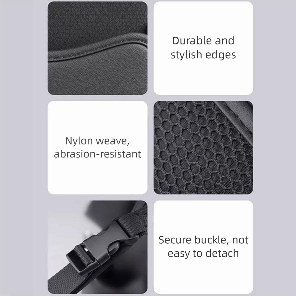 Mesh Pockets Car Seat Storage Bag Double Side Storage Car Middle Hanger  Between Seats