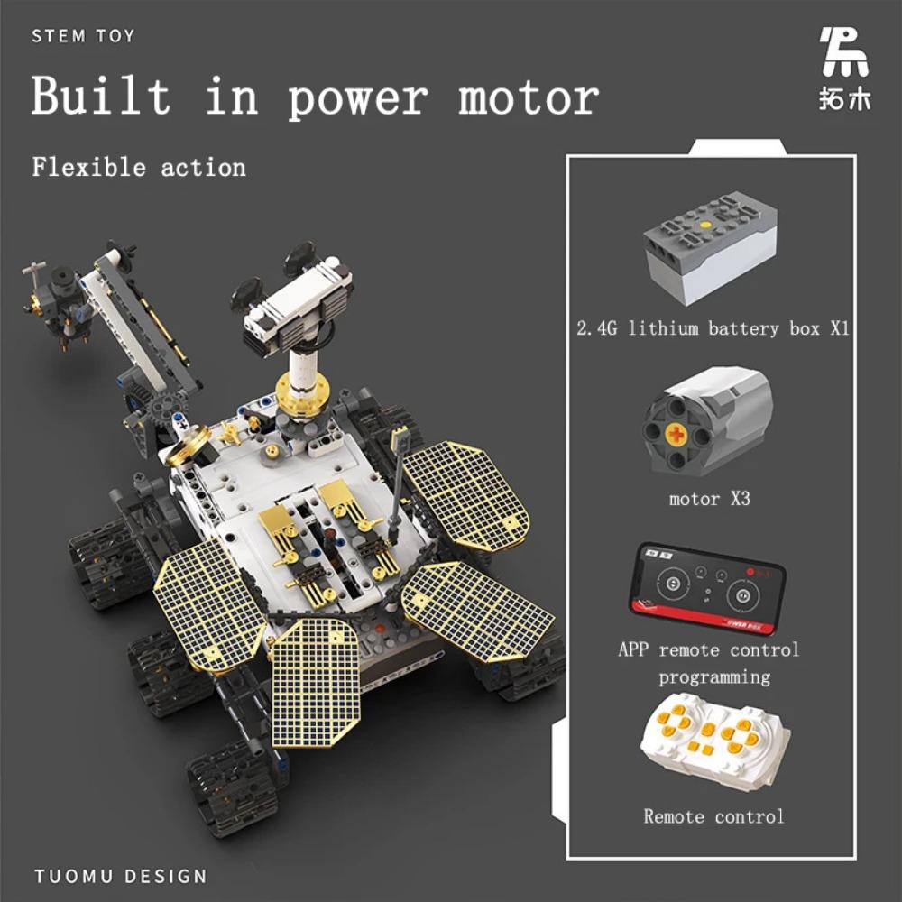 Original Multi-Axis Robotic Arm Building Blocks, Programmable via Smartphone, Remote Control, for Interactive STEM Learning