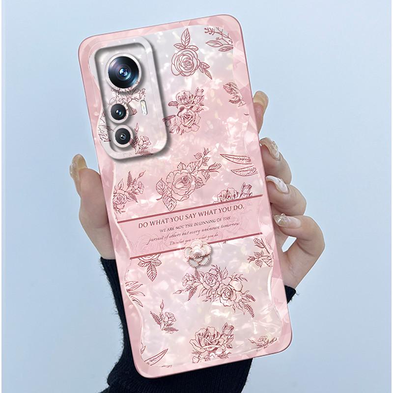 

For Xiaomi 12 Lite 12T Phone Case Fashion Simplicity Oil Painting Cover Soft Liquid Silicone Shell For Xiaomi Mi 12T Pro Fundas Xiaomi 12 Lite