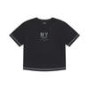 New MLB New York Yankees Basic Collection SS25 T Shirt Women's Black 3FTSB0453-50BKS