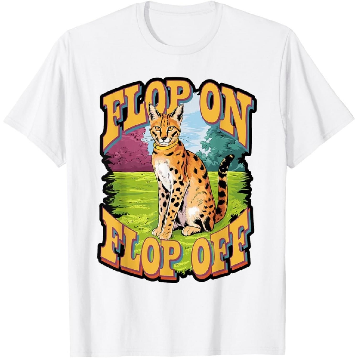 

Flop Off Flop Off Caracal Cat Big Floppa T-Shirt(1) XXXXXL білий
