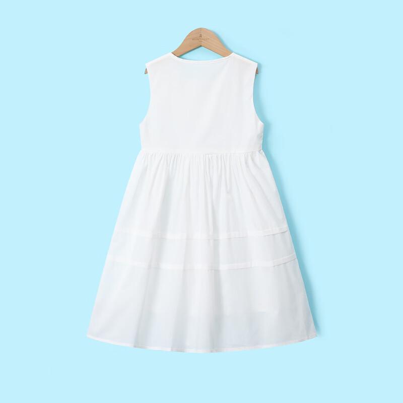 Montagut Girls' Summer Sleeveless Cotton Dress