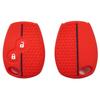 Silicone Key Set for Renault Correga Straight 2 Button Key Set Mercedes Smart Honeycomb Pattern High Quality