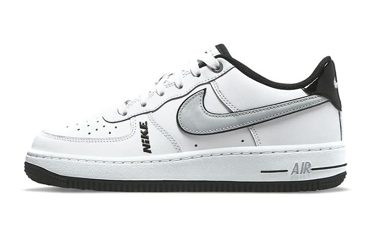 

Nike Kids Air Force 1 LV8 Motocross White Grey Black Sneakers DO3809-101 35.5