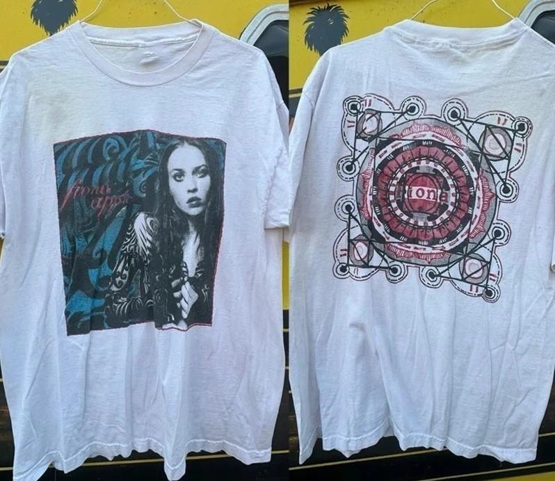 

TSP 2SIDEFiona Apple Singer 2 sided White Short Sleeve T shirt vtg S5XL MC1494 Unisex T-Shirt XXXXL