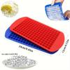 160 Grid Mini Silicone Ice Tray Square Silicone Ice Cube Tray Foldable Mini Ice Cube Mold Kitchen Tools Accessories