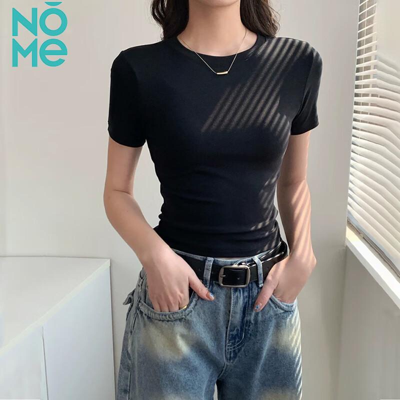 NOMe 2026 Summer Lyocell Blend Slim Fit Round Neck T-shirt XL