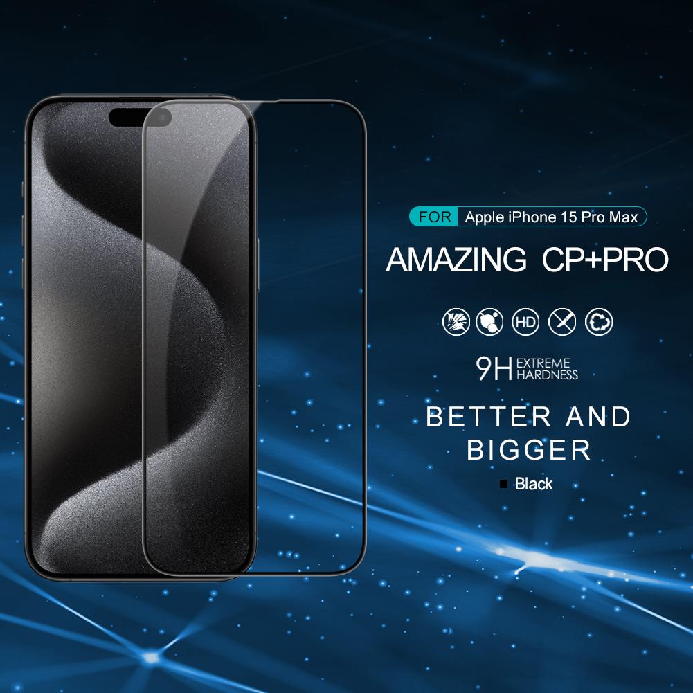 Für iPhone 15 Pro Max 14 13 12 11 Pro Serie Nillkin CP+ Pro 2.5D Gehärtetes Glas Vollabdeckung Displayschutz für 15 14 13 Plus
