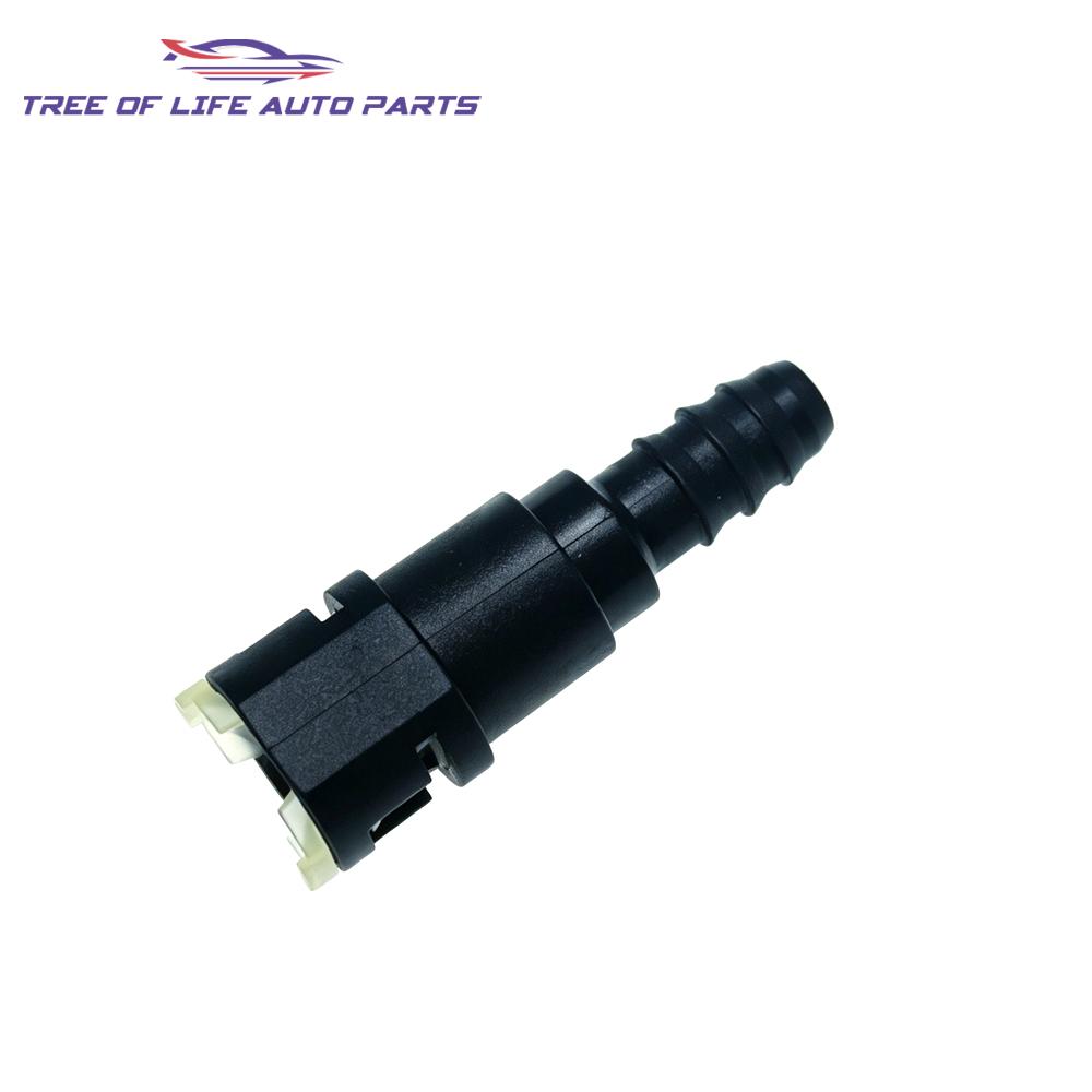 1/2/5/10x FUEL LINE QUICK CONNECTOR ADAPTS 3/8 in. 9.49mm STEEL TO 5/16" 8mm NYLON TUBING HOSE