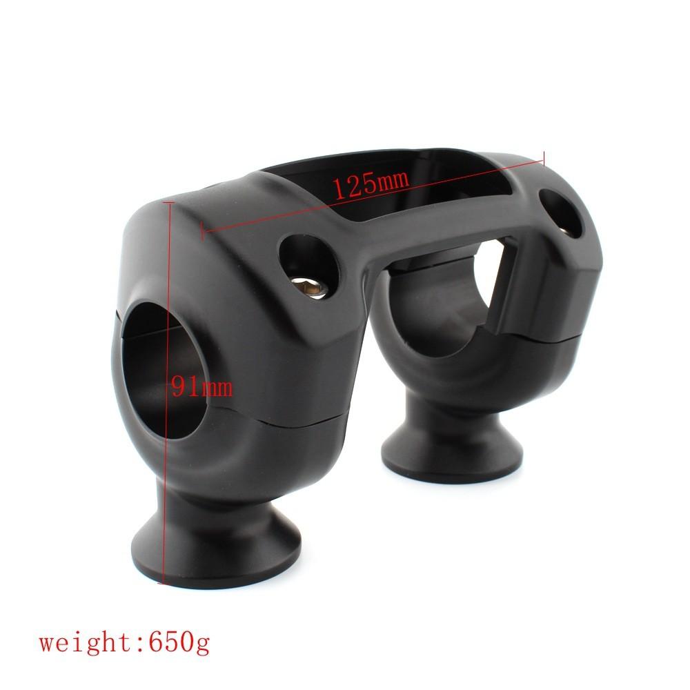 High-quality Black And Chrome Handlebar Lowering Accessories For Harley Dyna Fat Bob