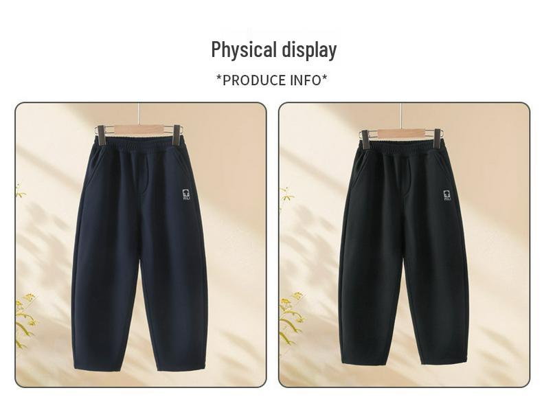 Dziecięce wiatroodporne spodnie dresowe z polaru - Jesienno-zimowa odzież sportowa dla chłopców i dziewcząt