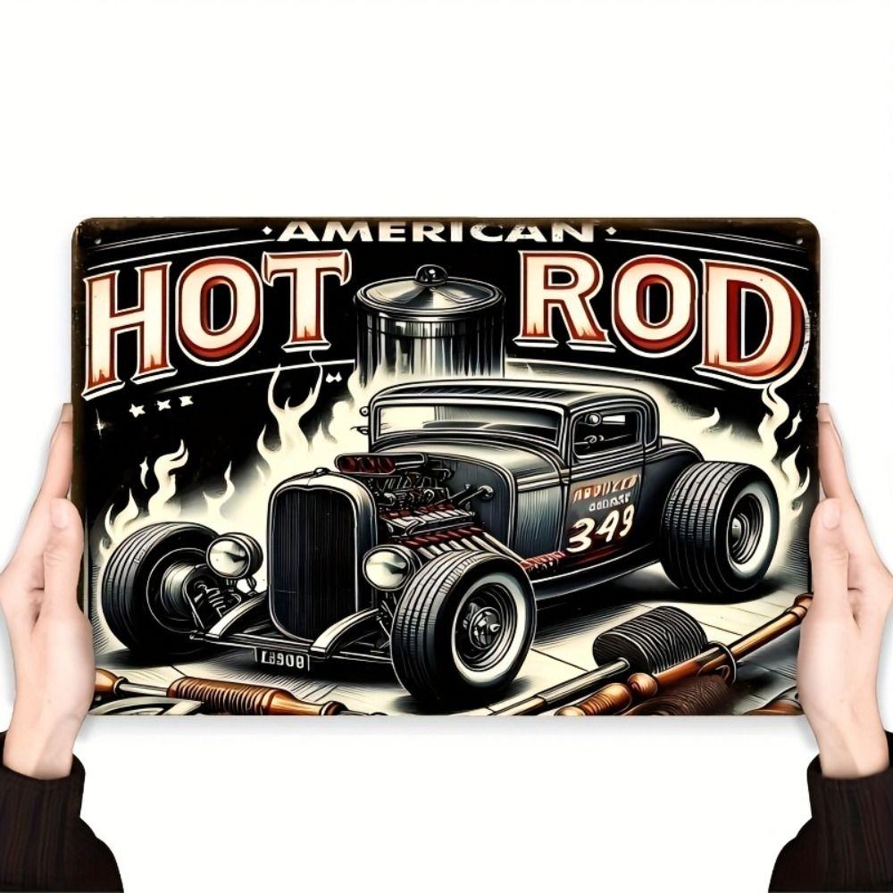 

Decorative Metal Wall Art 20x30cm Vintage Tin Sign Home Decor