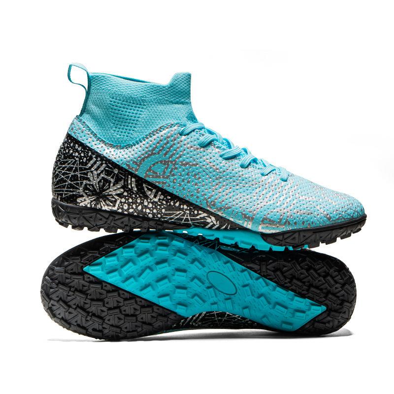 

Детские сломанные тренировочные высокие футбольные бутсы мужские внешнеторговые женские игровые бутсы Кубка мира с длинными шипами, цена отличная 46