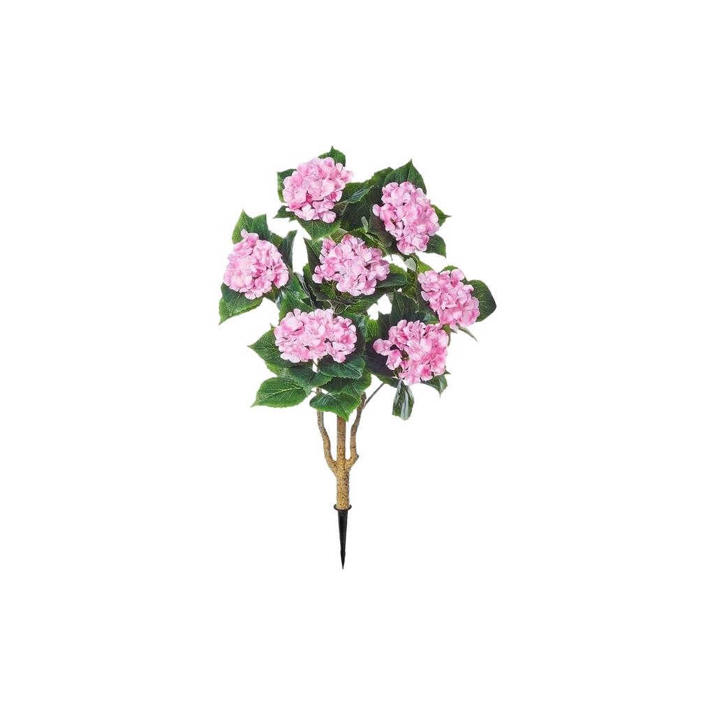 1pc3ft   Simulation Hydrangea Potted Plant Outdoor Garden Decoration Artificial Flower Tree Artificial Plant Ground Insert