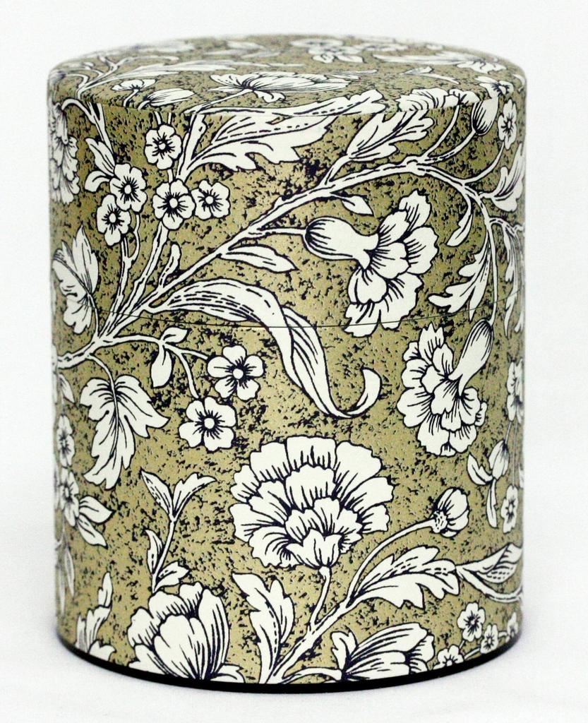 Kotodo Takahashi Seisakusho Florence Tea Caddy, Flat, 200g, TSC029