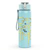 1PC God Is Good All The Time Quote Print 750ml Color Plastic Sports Water Bottle Leakproof Flip Straw Lid Suitable for Sports Office Home Use