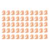 50pcs Nailed False Fingers Practice Fingers for Hand Nail Art Training Display Decoration