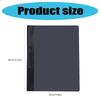 6Pcs File Sleeves Letter Size File Document Folder Filing Folder with Rotating Clamp Presentation Folder Hold 200 Sheets