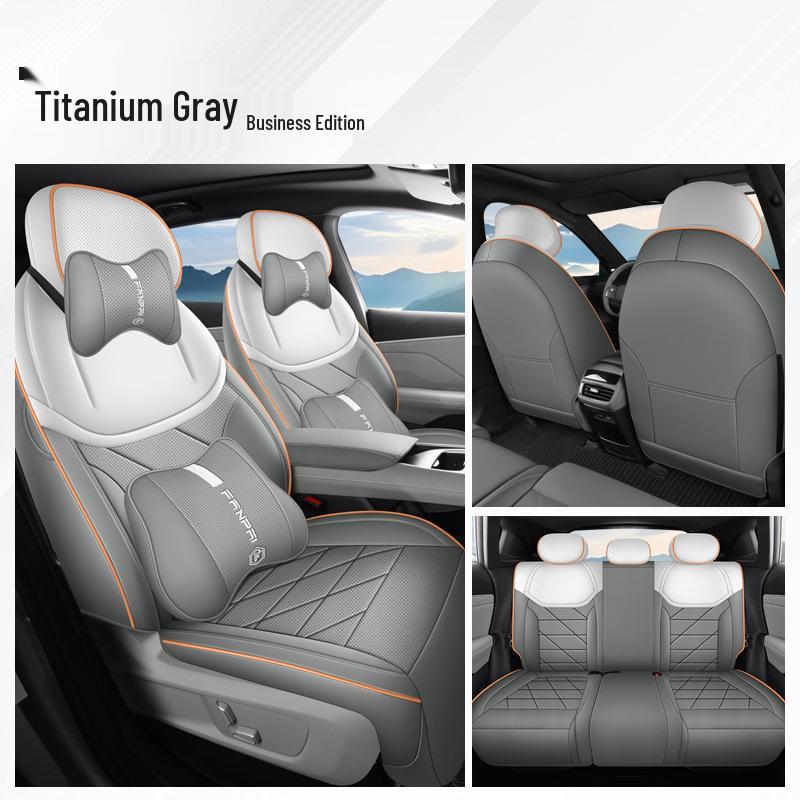 Full Leather Car Seat Covers for 2025 Changan Deepal S05, 5-Seater, All-Season, Full Coverage