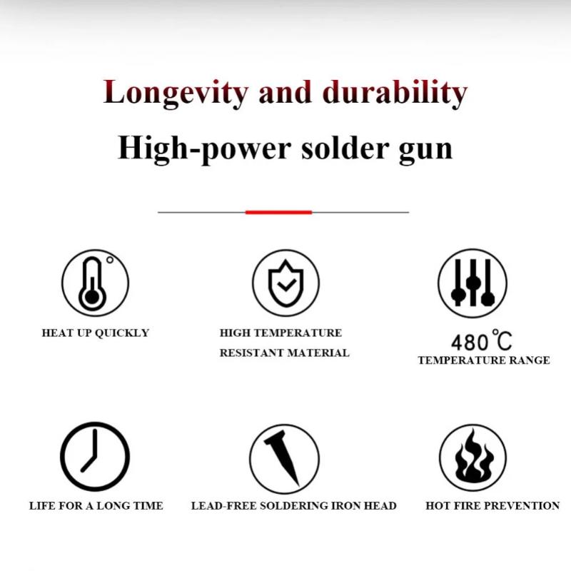 External Heat Constant Temperature Tin Delivery Gun Holding Automatic Soldering Gun Electric Soldering Iron Soldering Tool Set