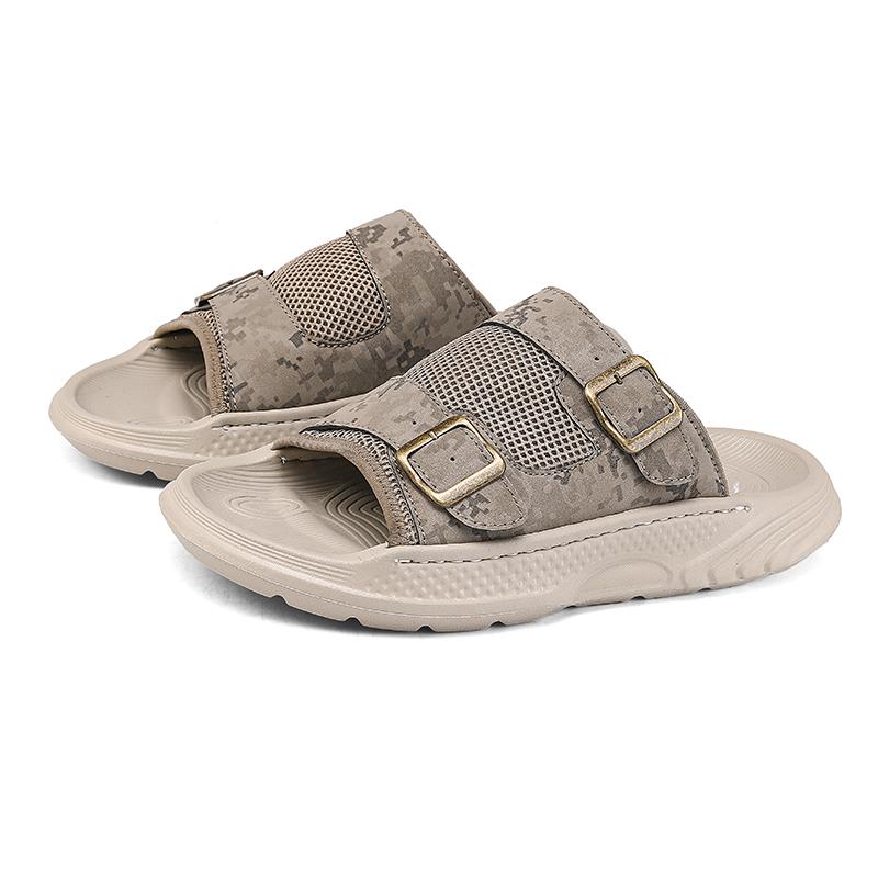 Fashion Summer New men's slippers Comfortable and trendy design styles Outdoor leisure street walking Daily beach Breathable shoes