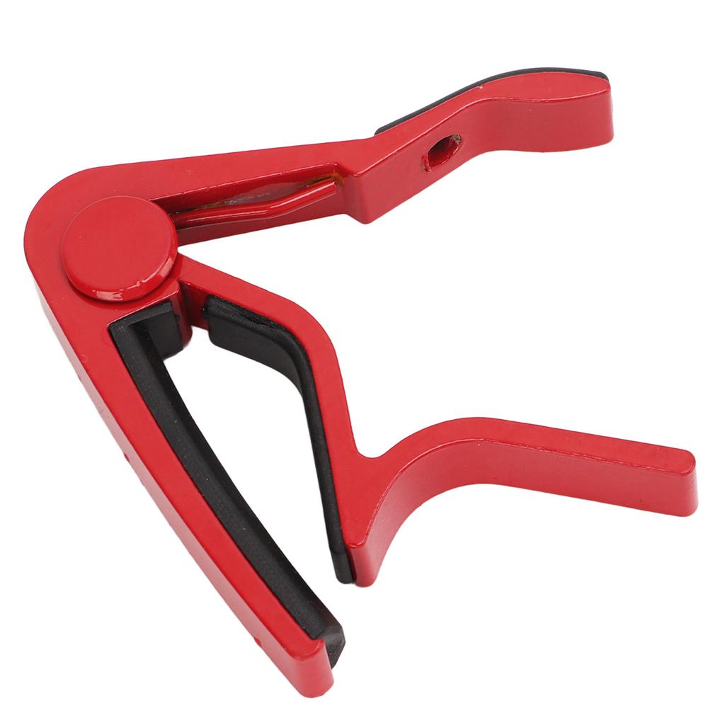 Guitar Capo Strong Spring Scratch Resistant High Hardness Alloy Guitar Capo with 5 Picks