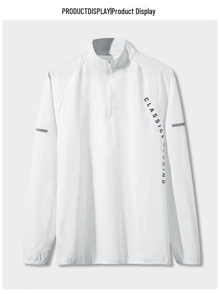 Men's Quick-Dry Long-Sleeve Half-Zip Cycling & Running Tracksuit Top