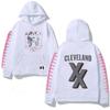 Felpa con cappuccio a maniche lunghe Mgk X Cleveland Browns per Autunno/Inverno Nuove Felpe Grunge Abbigliamento a maniche lunghe Felpe con cappuccio
